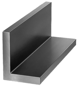 Perfiles en forma de L no isósceles procesados por todos los lados, fundición gris y aluminio