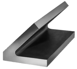 Perfis angulares 45° de ferro fundido cinzento