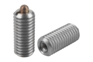 Piezas de presión con resorte, hexágono interior y pasador de presión, acero inoxidable, fuerza del muelle estándar - inch Piezas de presión con resorte, hexágono interior y pasador de presión, acero inoxidable, fuerza del muelle estándar - inch