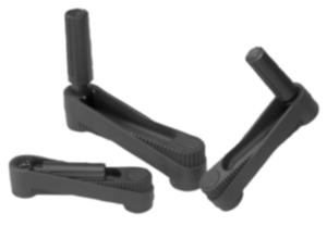 Manivelas de mano con empuñadura cilíndrica plegable, agujero de referencia sin ranura - inch Manivelas de mano con empuñadura cilíndrica plegable, agujero de referencia sin ranura - inch