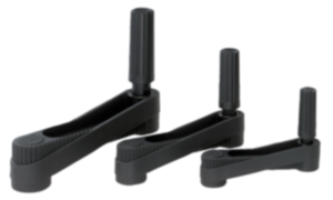 Manivelas de mano con empuñadura cilíndrica giratoria, agujero de referencia sin ranura - inch Manivelas de mano con empuñadura cilíndrica giratoria, agujero de referencia sin ranura - inch