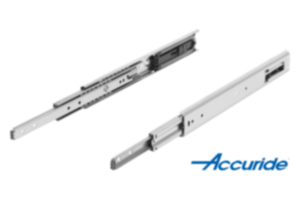 Trilhos telescópicos de aço inoxidável para montagem lateral, extensão total, capacidade de carga de até 90 kg Trilhos telescópicos de aço inoxidável para montagem lateral, extensão total, capacidade de carga de até 90 kg