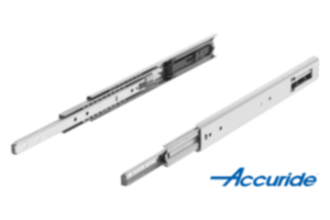 Trilhos telescópicos de aço inoxidável para montagem lateral, extensão total, capacidade de carga de até 100 kg Trilhos telescópicos de aço inoxidável para montagem lateral, extensão total, capacidade de carga de até 100 kg