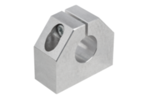 Shaft supports, aluminium, compact
