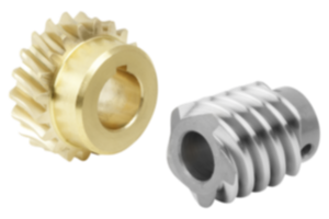Worm gears, right-hand centre distance 22.62 mm