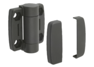 Hinges plastic, with adjustable friction