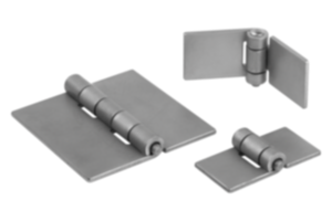 Hinges steel or stainless steel weldable