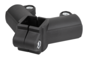 Conector para tubo en ángulo de plástico Conector para tubo en ángulo de plástico
