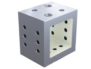 Consolas de fundición gris mini con perforaciones de retícula