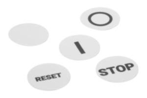 Letreros identificativos redondos Letreros identificativos redondos