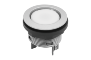 Luz indicadora de LED versão embutida Ø 22,3 mm Conector terminal reto, compacto Luz indicadora de LED versão embutida Ø 22,3 mm Conector terminal reto, compacto