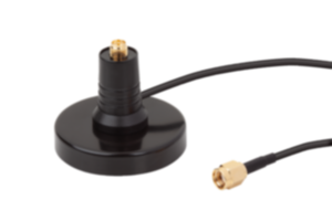 Base magnética para antenas com conexão Wireless Base magnética para antenas com conexão Wireless