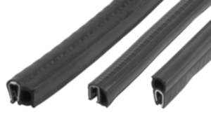 Perfis de vedação para proteção de cantos com núcleo de fio de aço integrado