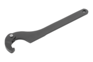Hinged hook hook wrench with lug Hinged hook hook wrench with lug