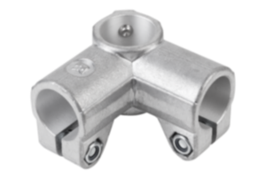 Conectores para tubo pieza en ángulo, aluminio Conectores para tubo pieza en ángulo, aluminio