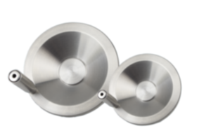 Handwheels disc stainless steel with revolving grip