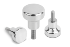 Botões de cabeça cogumelo com rosca macho e colar alto para anel de vedação e arruela Hygienic USIT® Freudenberg Process Seals Botões de cabeça cogumelo com rosca macho e colar alto para anel de vedação e arruela Hygienic USIT® Freudenberg Process Seals