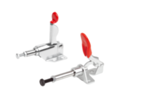 Dispositivos de sujeción mini de biela de acero o acero inoxidable con consola Dispositivos de sujeción mini de biela de acero o acero inoxidable con consola